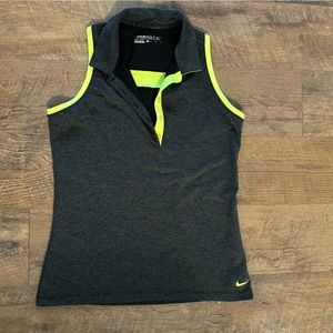 Nike ladies golf dry fit tank polo